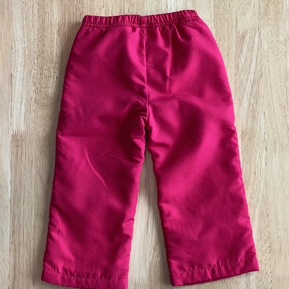 Pink winter snow pants, Size 24 months, like NEW condition. - Picture 2 of 4